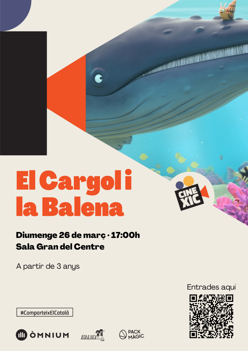 CINEMA FAMILIAR CINEXIC: El cargol i la&nbsp;balena