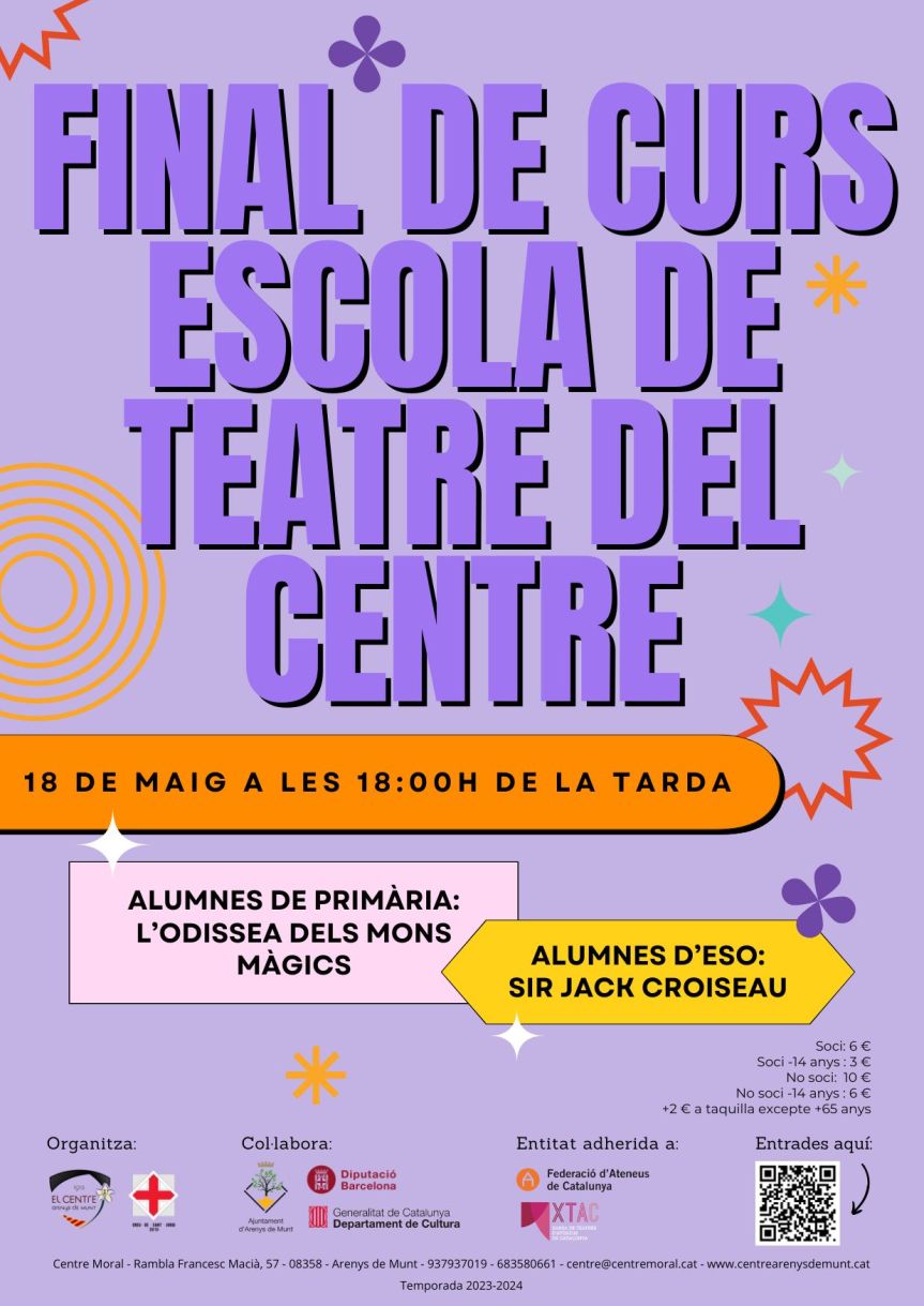 Final de curs de l’escola de teatre del&nbsp;Centre