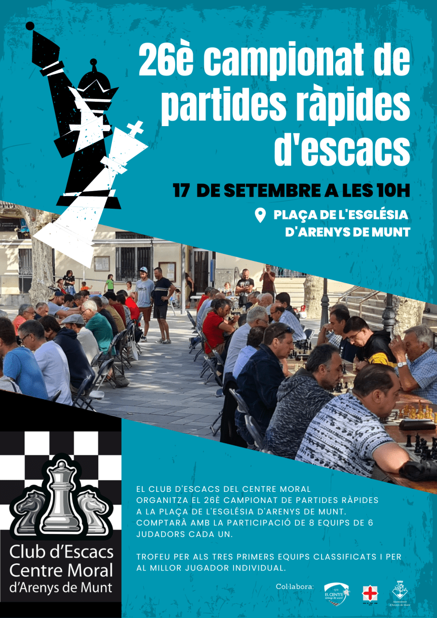 26è Campionat de partides ràpides&nbsp;d’escacs