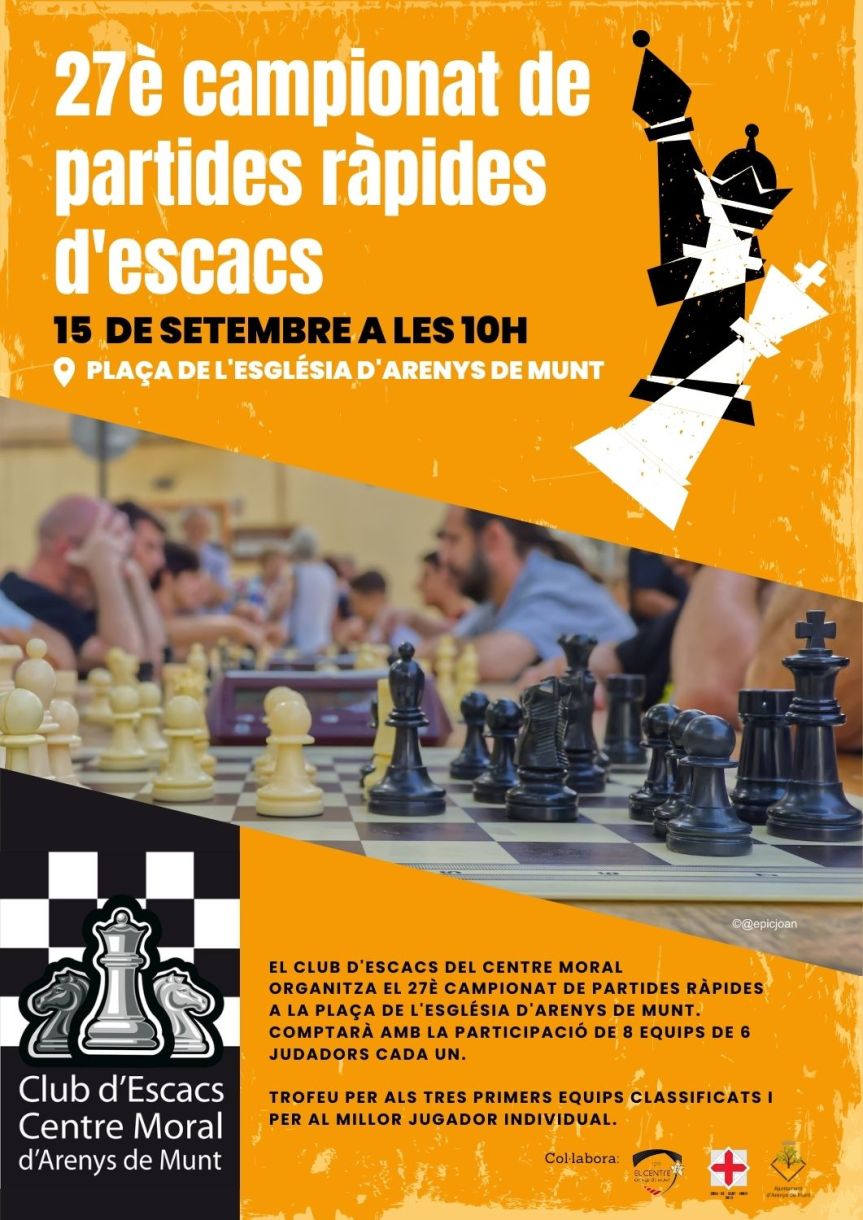 27è Campionat de partides ràpides&nbsp;d’escacs