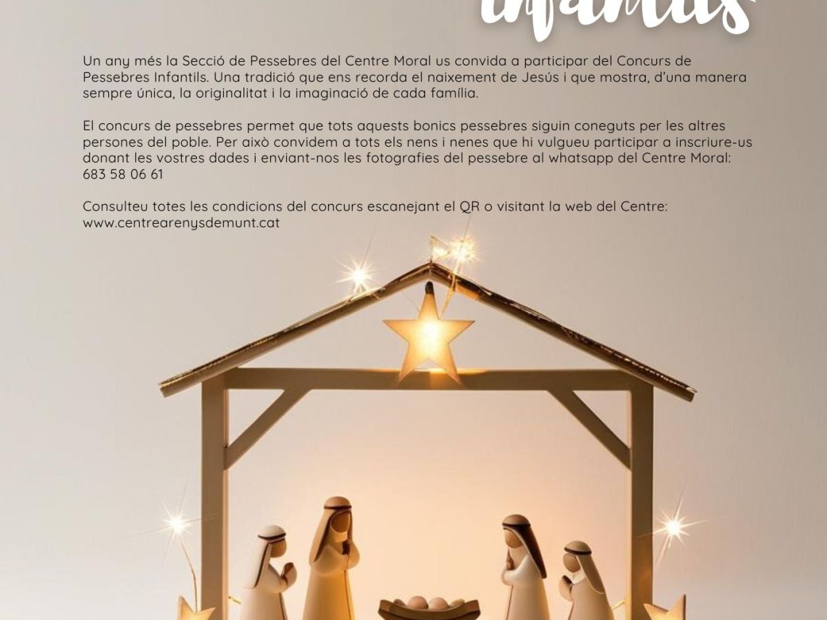 Concurs infantil de&nbsp;pessebres